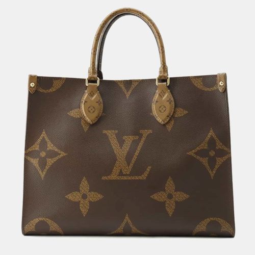 Monogram Reverse Giant On-The-Go Mm Tote Bag - Louis Vuitton - Modalova