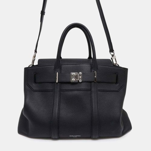 Noir Leather Georges MM Tote Bag - Louis Vuitton - Modalova