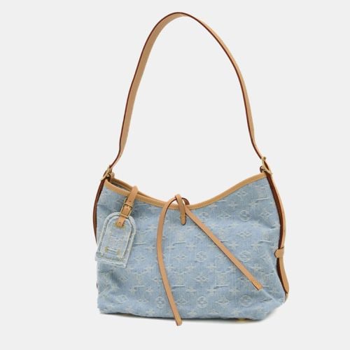 Monogram Denim Carryall Nm Pm Shoulder Bag - Louis Vuitton - Modalova