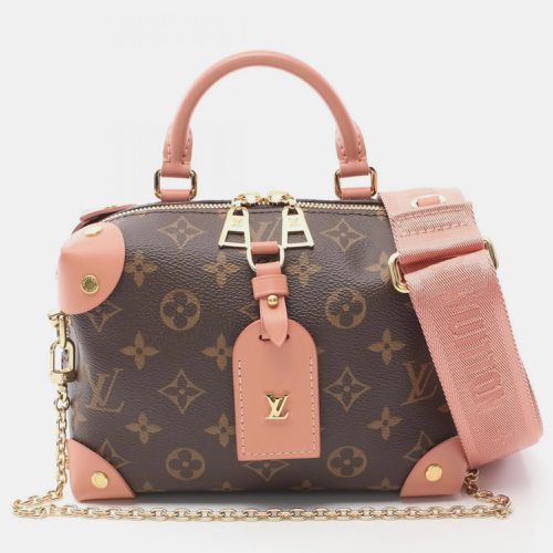 Petite Malle Souple Handbag Bag Coated Canvas Leather Monogram Bag - Louis Vuitton - Modalova