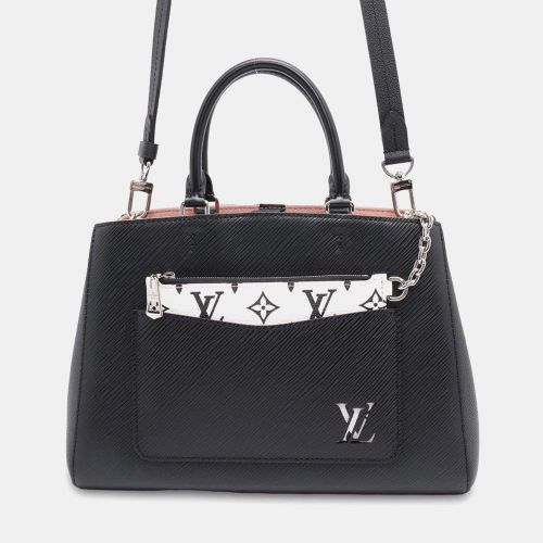 Noir Epi Leather Marel MM Tote Bag - Louis Vuitton - Modalova