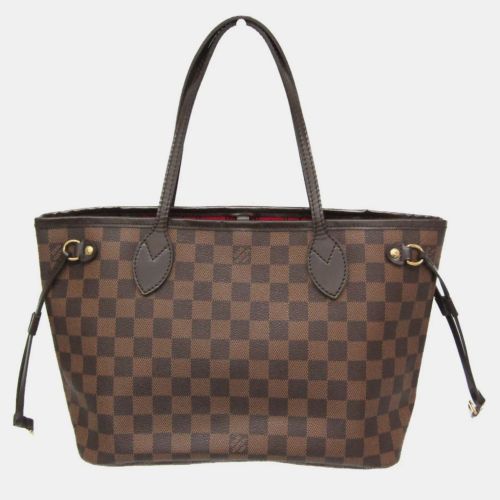 Damier Neverfull Pm Tote Bag Ebene - Louis Vuitton - Modalova