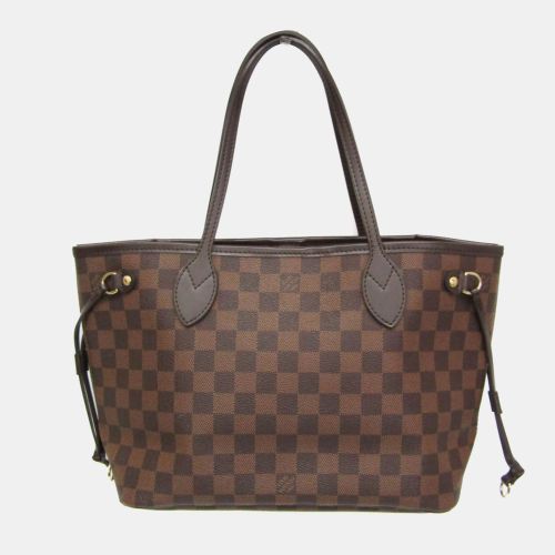 Damier Ebene Canvas Neverfull PM Shoulder Bag - Louis Vuitton - Modalova