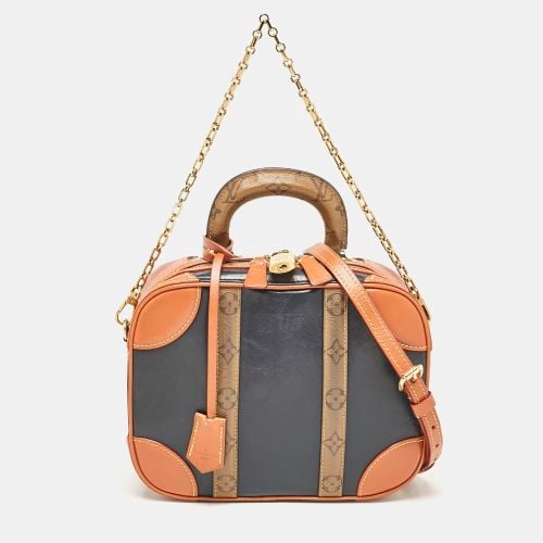 Caramel Reverse Monogram Canvas and Leather Valisette PM Bag - Louis Vuitton - Modalova