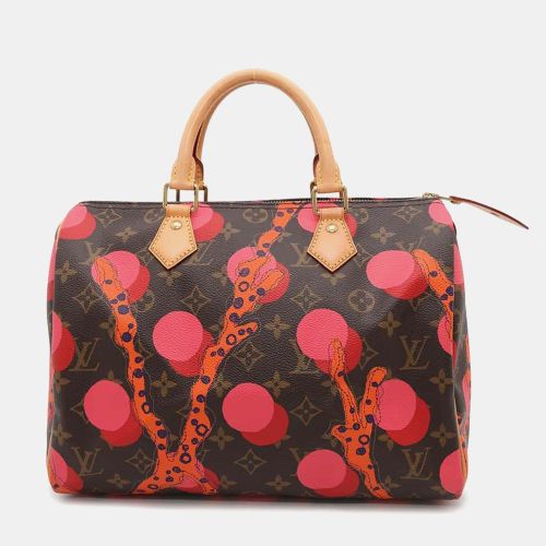 Red Monogram Monogram Ramage Speedy 30 Bag - Louis Vuitton - Modalova