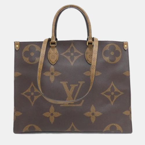 Coated Canvas Monogram Giant On-The-Go GM Handbag - Louis Vuitton - Modalova