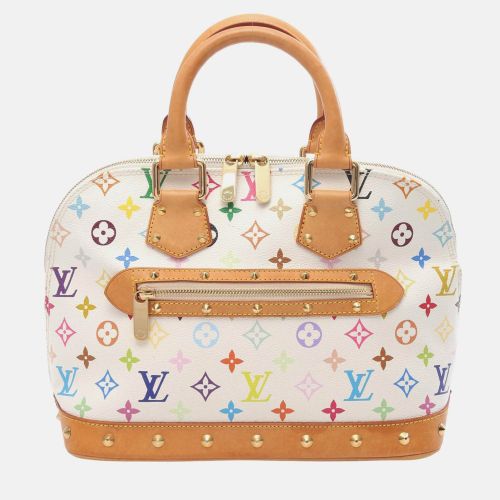 Alma Monogram Multicolor Canvas and Leather Top Handle Bag - Louis Vuitton - Modalova