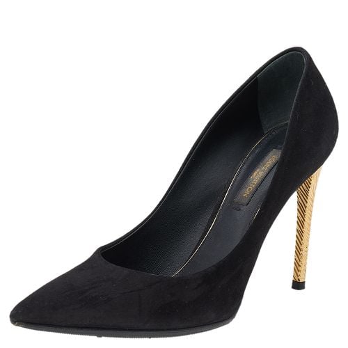 Suede Pointed Toe Pumps Size 35 - Louis Vuitton - Modalova