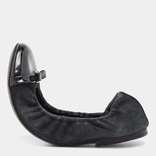 Suede and Patent Leather Scrunch Ballet Flats Size 37 - Louis Vuitton - Modalova