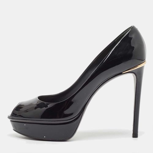 Patent Leather Peep Toe Platform Pumps Size 36.5 - Louis Vuitton - Modalova