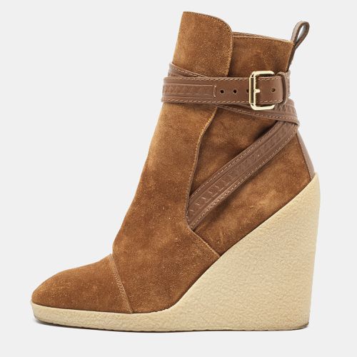 Suede Ankle Buckle Ankle Boots Size 37 - Louis Vuitton - Modalova