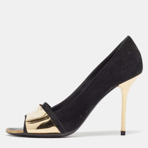 Suede Open Toe Pumps Size 38 - Louis Vuitton - Modalova