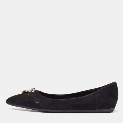 Suede Pointed Toe Ballet Flats Size 38.5 - Louis Vuitton - Modalova