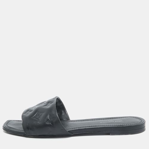 Embossed Leather Revival Flat Slides Size 38 - Louis Vuitton - Modalova