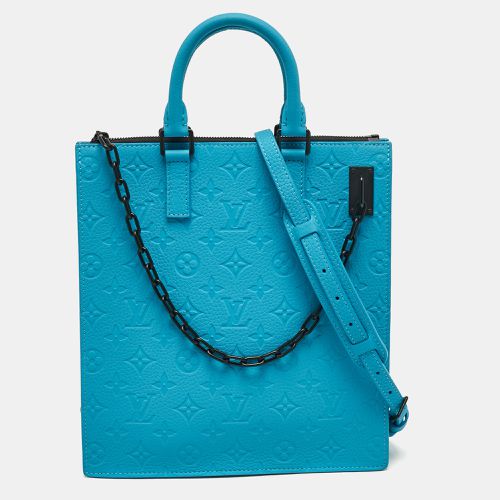 Turquoise Monogram Taurillon Leather Sac Plat Cross Bag - Louis Vuitton - Modalova