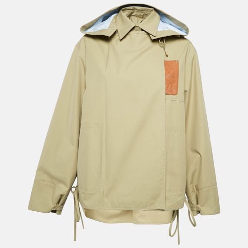 Cut-Out Cotton Hooded Parka Jacket M - Loewe - Modalova