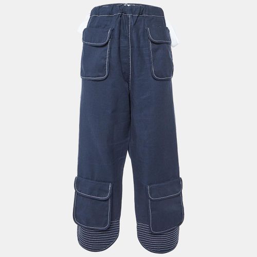 Linen & Cotton Cargo Trousers XL - Loewe - Modalova