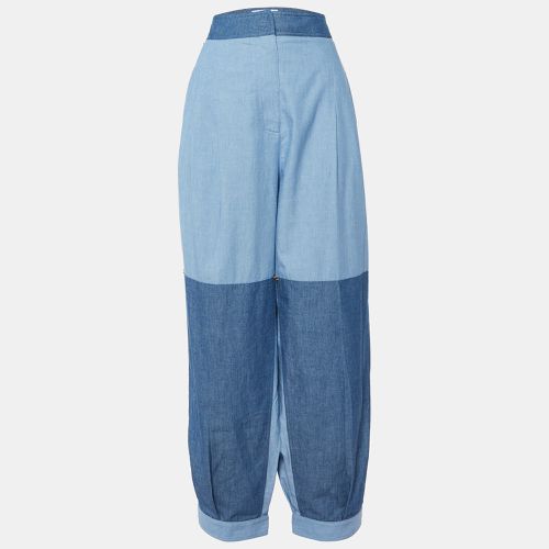 Patchwork Denim Pleated Trousers XXL - Loewe - Modalova