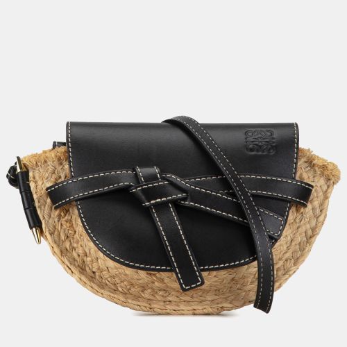 Mini Raffia Gate Crossbody Bag - Loewe - Modalova