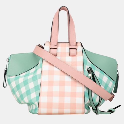 Pink/ Small Hammock Gingham - Loewe - Modalova