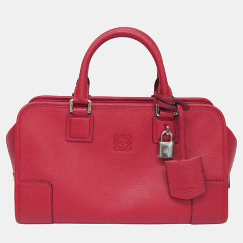 Red Leather Amazona 28 Satchel - Loewe - Modalova