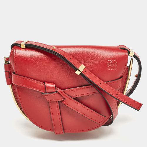 Leather Metal Gate Shoulder Bag - Loewe - Modalova