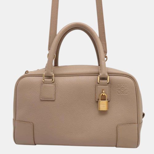 Sand Leather Amazona Top Handle Bag - Loewe - Modalova