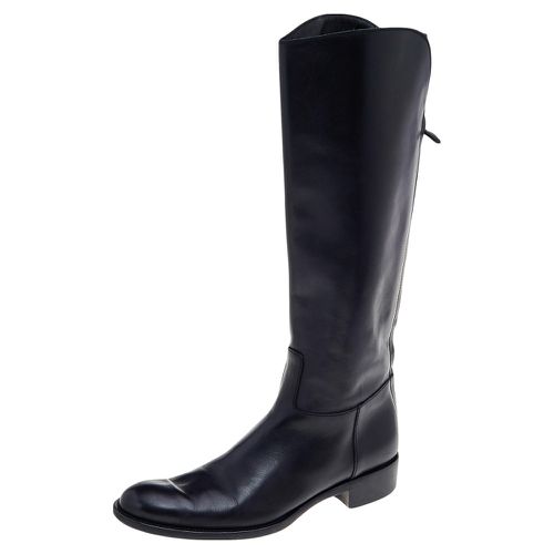 Leather Riding Knee Length Boots Size 39 - Loro Piana - Modalova