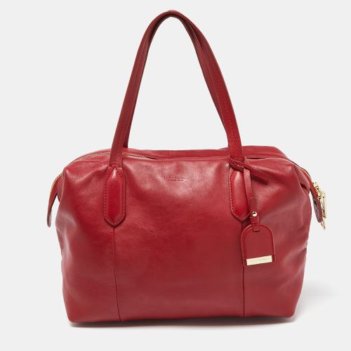 Lancel Red Leather Top Zip Bag - Lancel - Modalova