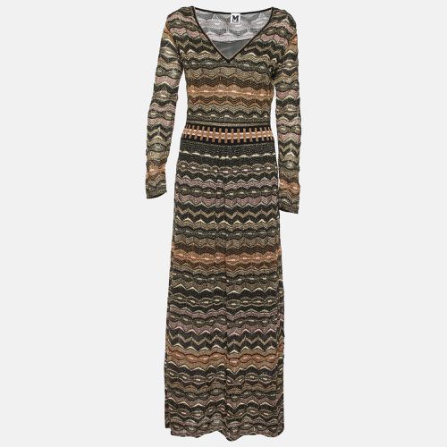 Perforated Lurex Knit Maxi Dress M - M Missoni - Modalova