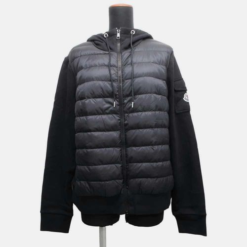 Nylon Maglia Cardigan Down Switch Knitted Fabric Zip Parka Jacket Size XL - Moncler - Modalova