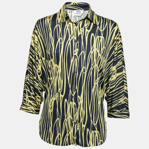 And Yellow Printed Jersey Dolman Sleeve Shirt S - Moschino Cheap and Chic - Modalova