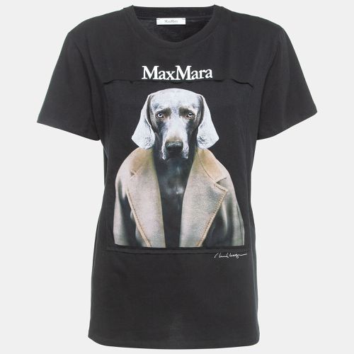 Dog Print Cotton T-Shirt XL - Max Mara - Modalova