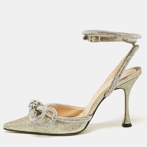 Glitter Crystal Embellished Double Bow Pumps Size 37.5 - Mach & Mach - Modalova