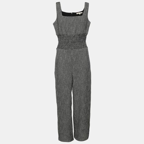 White Tweed Sleeveless Jumpsuit XXS - Maje - Modalova