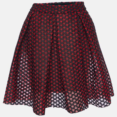 Rouje Embroidered Mesh Juliette Flared Skirt S - Maje - Modalova