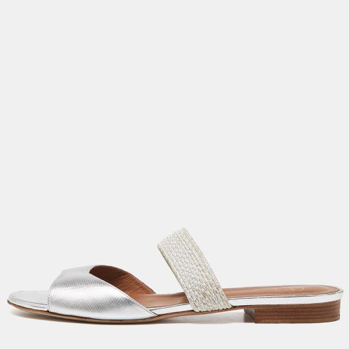 Leather Milena Flat Slides Size 40 - Malone Souliers - Modalova