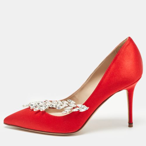 Satin Nadira Pumps Size 34 - Manolo Blahnik - Modalova