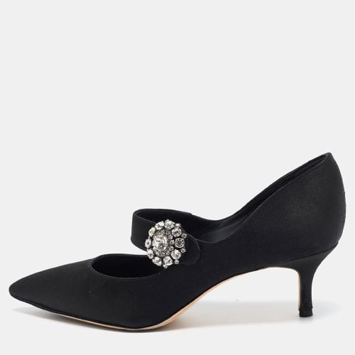 Satin Verna Pumps Size 36.5 - Manolo Blahnik - Modalova