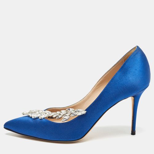 Satin Nadira Pumps Size 36.5 - Manolo Blahnik - Modalova