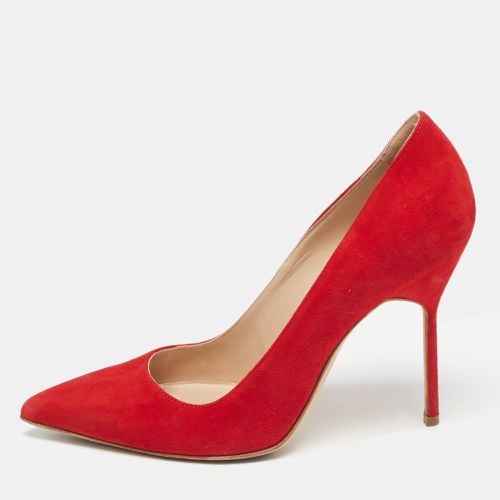 Suede BB Pumps Size 36.5 - Manolo Blahnik - Modalova