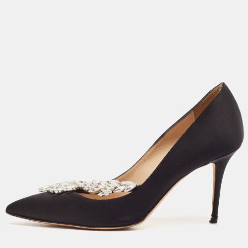 Satin Nadira Pumps Size 37.5 - Manolo Blahnik - Modalova