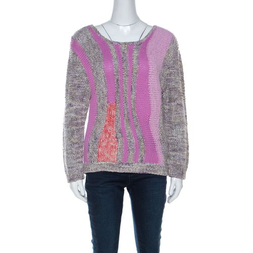 Purple Cotton Blend Hand Knit Sweater M - Marc by Marc Jacobs - Modalova