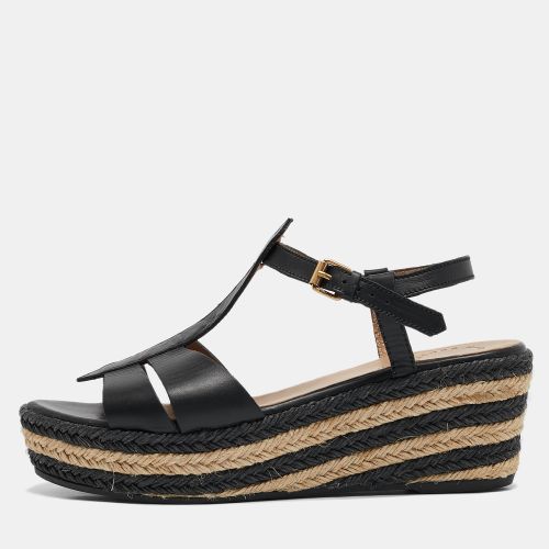 Leather Stripe Espadrille Wedge Sandals Size 39 - Marc by Marc Jacobs - Modalova