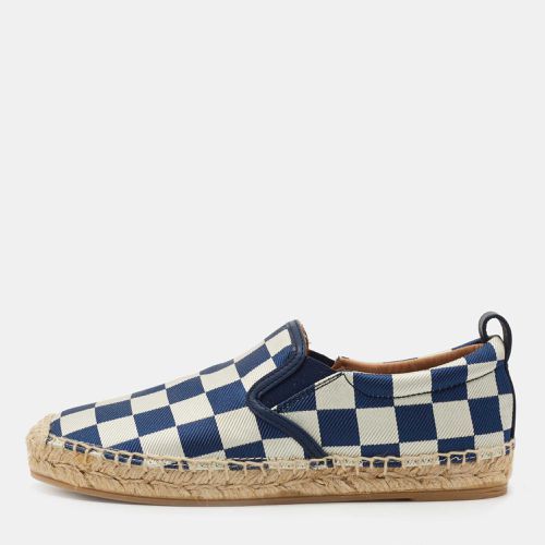 Blue/ Canvas Checkered Espadrille Flats Size 35.5 - Marc by Marc Jacobs - Modalova