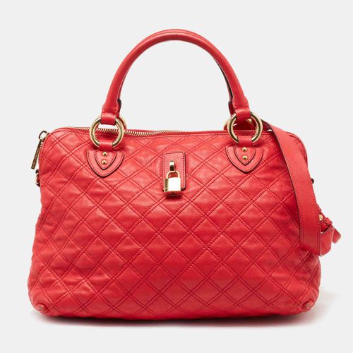 Coral Quilted Leather Rio Satchel - Marc Jacobs - Modalova