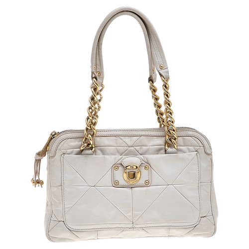 Leather Chain Shoulder Bag - Marc Jacobs - Modalova