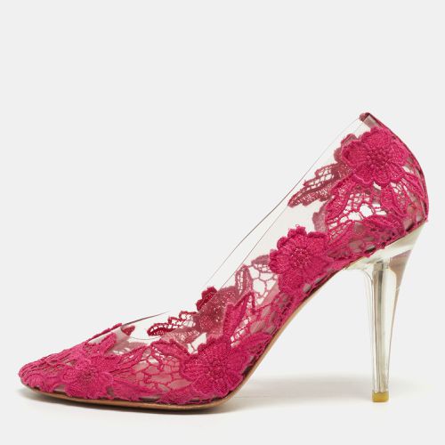 Lace Embroidered PVC Round Toe Pumps Size 38.5 - Marc Jacobs - Modalova