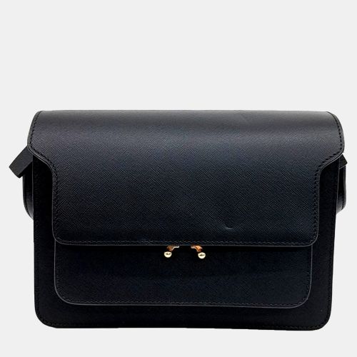 Marni Black Leather Trunk Bag - Marni - Modalova