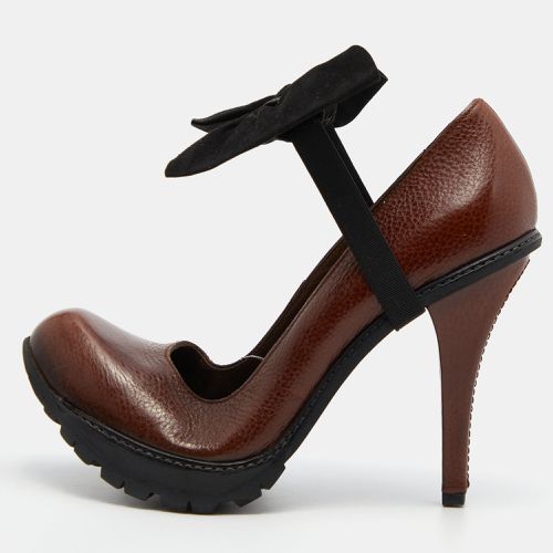 Leather Platform Pumps Size 40 - Marni - Modalova